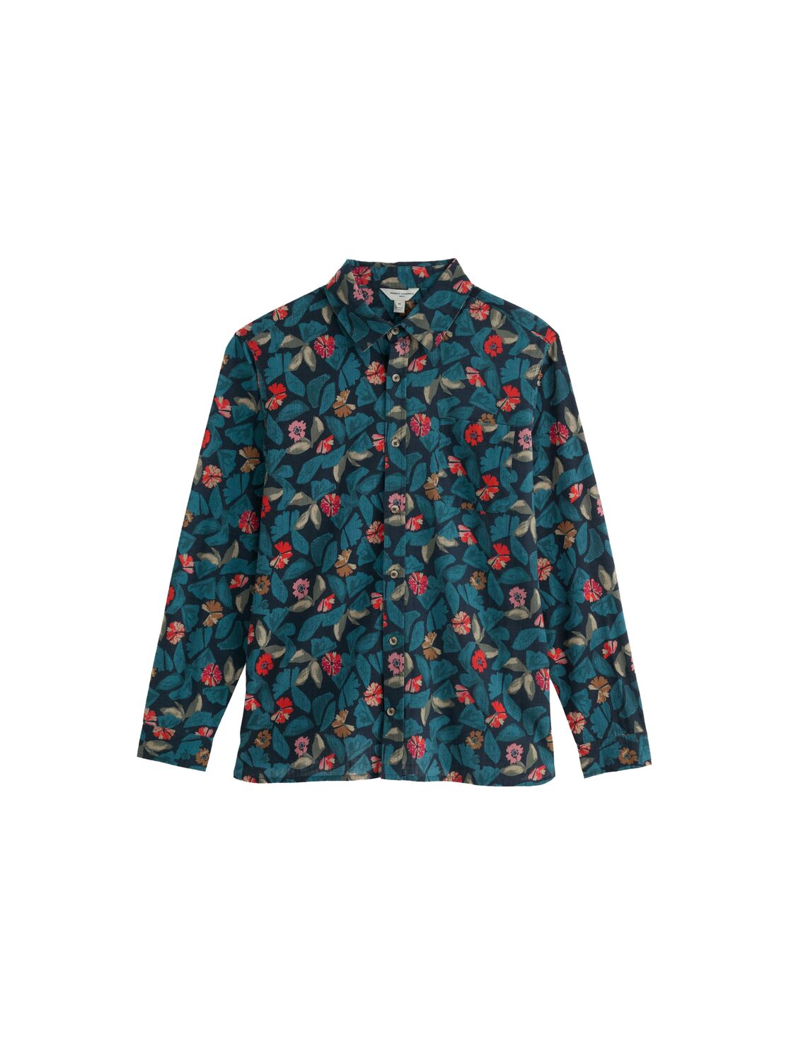 

Seasalt Cornwall Рубашка на пуговицах 'Palores' синего цвета Regular fit