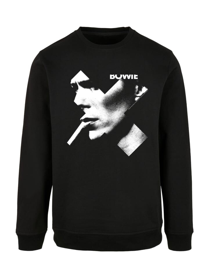 

Пуловер F4NT4STIC Sweatshirt David Bowie Cross Smoke Kreuz, черный