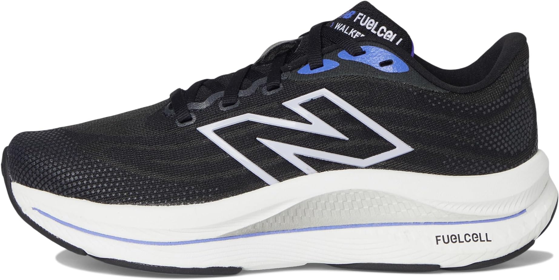 Кроссовки New Balance FuelCell Walker Elite, цвет Black/Electric Indigo — фото 4