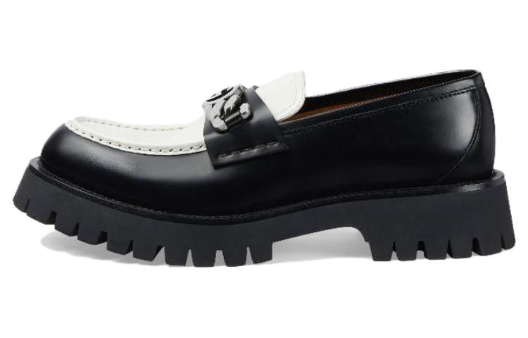 

Лофер 'Interlocking G Black Off White' GUCCI