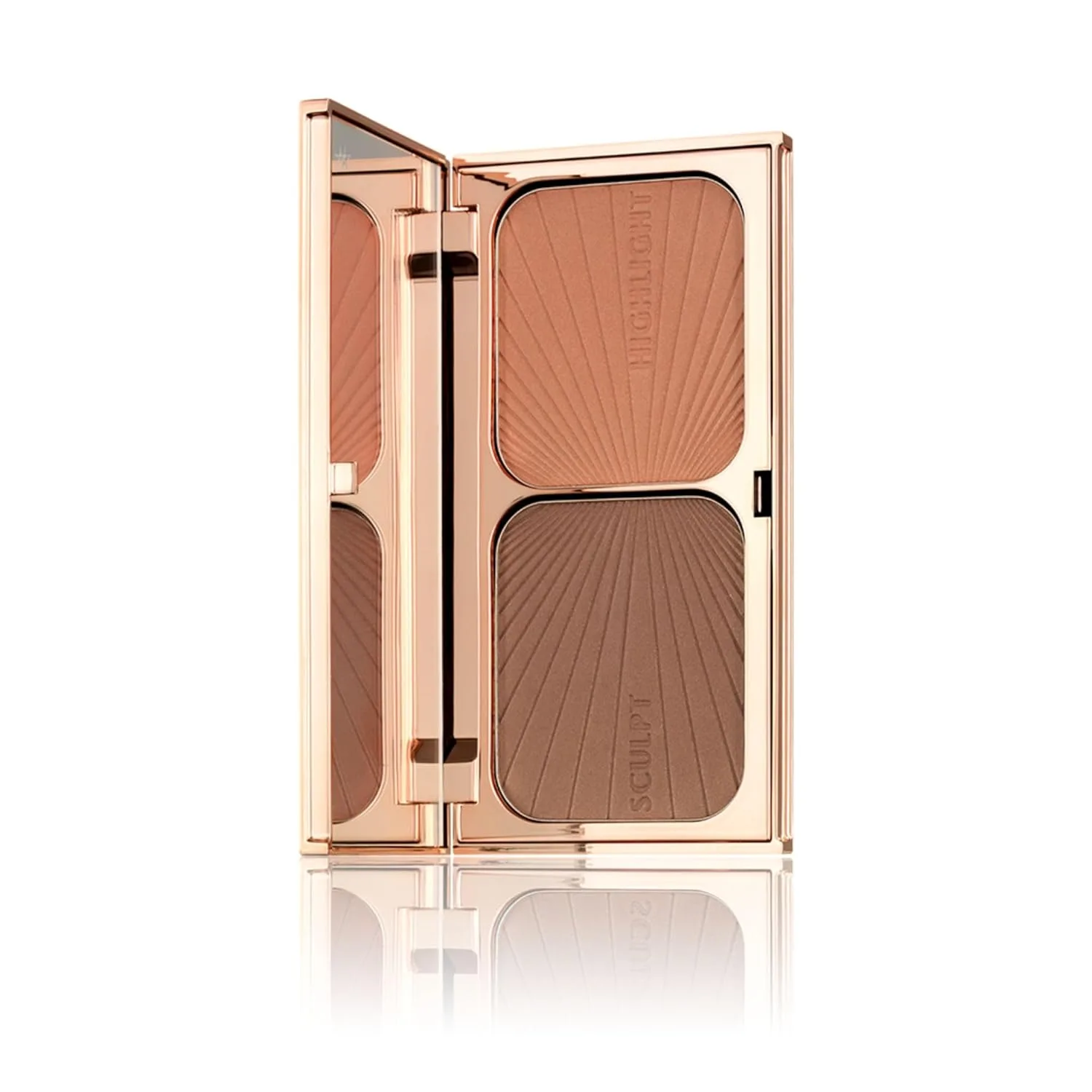 Палетка для контурирования и хайлайтинга Charlotte Tilbury Filmstar Bronze & Glow, Medium/Deep