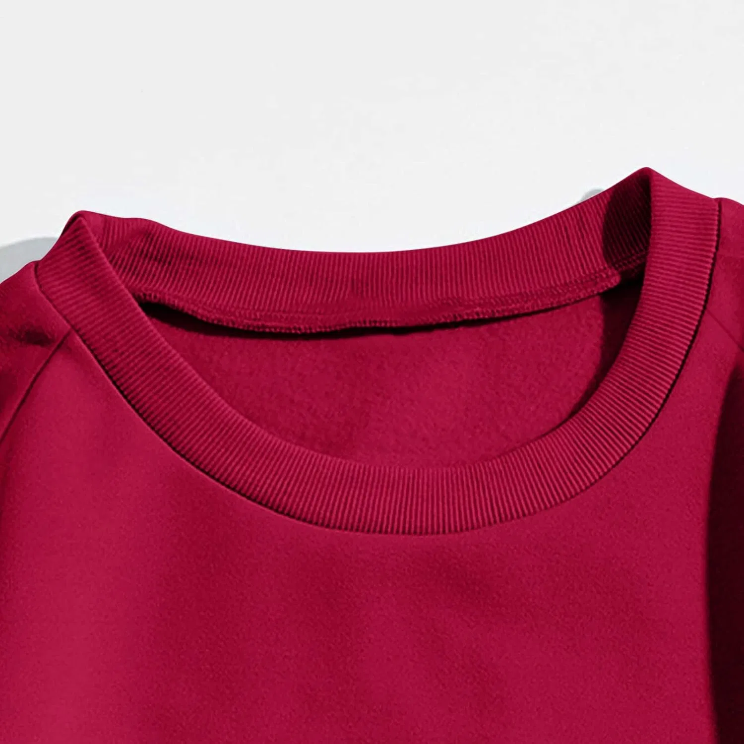 Толстовка женская с буквами, без капюшона, Polyester, Watermelon Red — фото 3