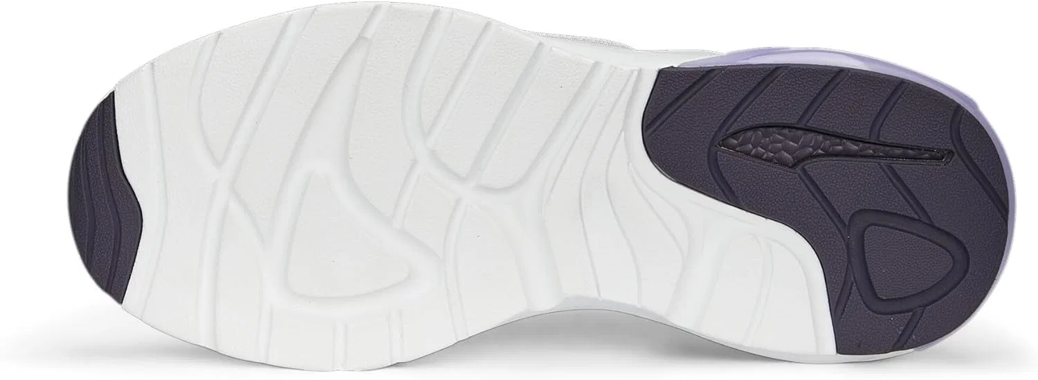 Кроссовки PUMA Unisex Electron E, Feather Gray Purple Charcoal Vivid Violet — фото 4