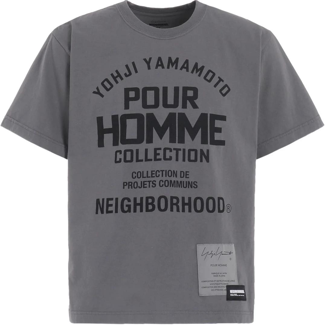 

Футболка X Neighborhood с коротким рукавом-2 Yohji Yamamoto, серый