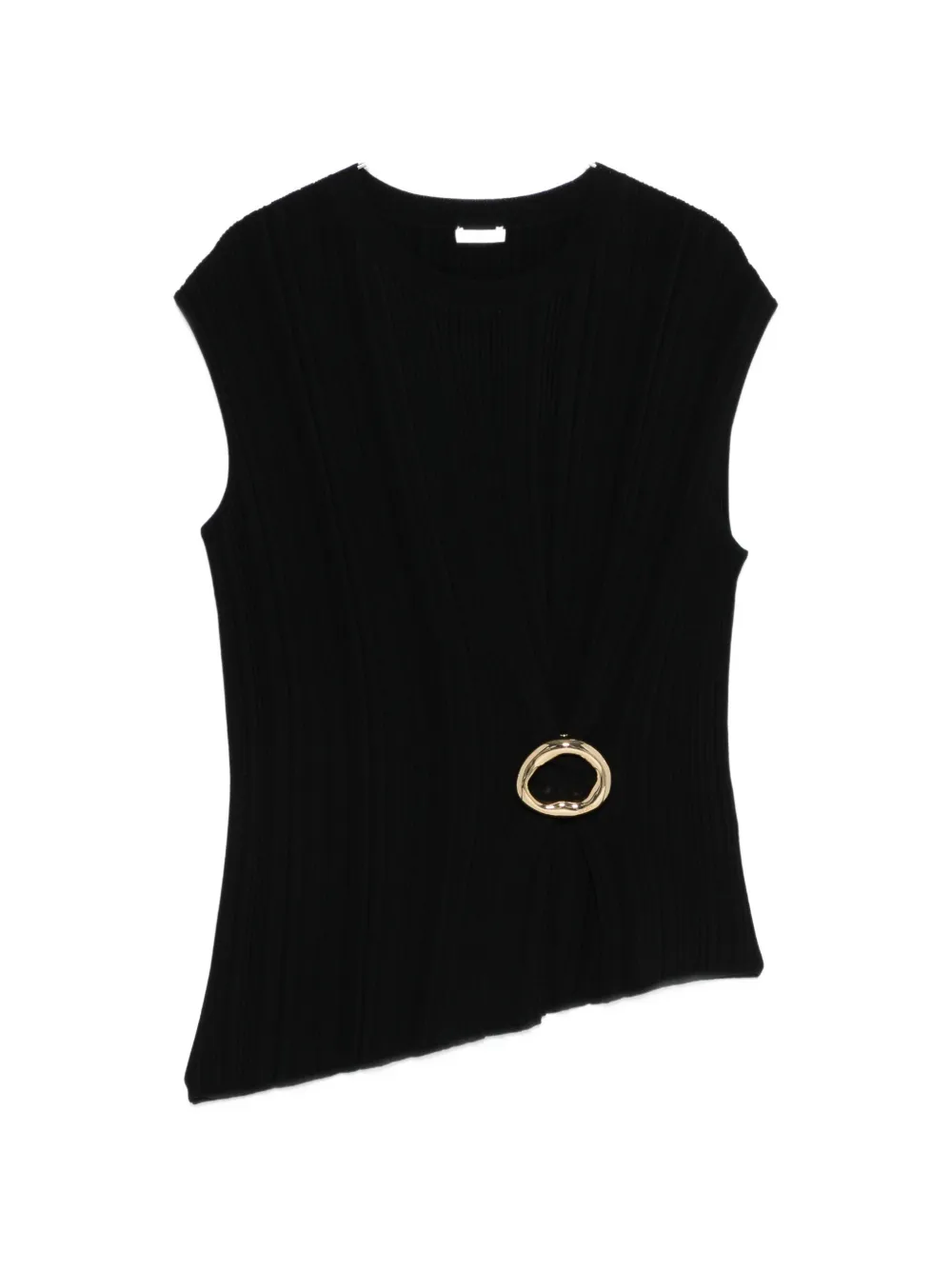 

Топ с асимметричным подолом Kenit Joseph, черный