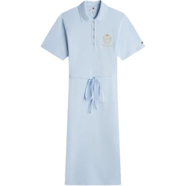 Платье с коротким рукавом Tommy Hilfiger Light Blue