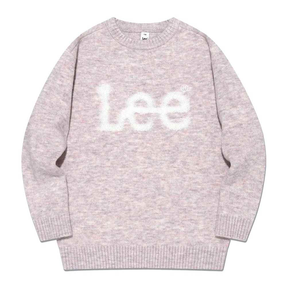Детский пуловер Lee Kids букле фиолетовый