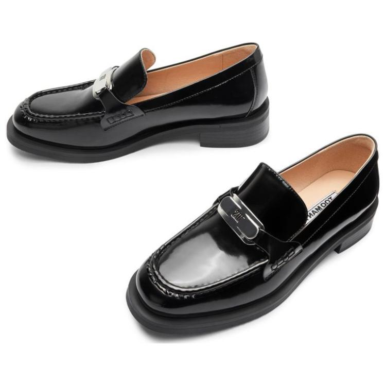 Женские лоферы черные TOOMANYSHOES — фото 4