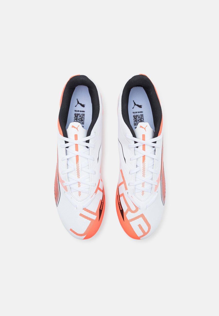 Кроссовки Puma ULTRA 5 PLAY, White/Black/Glowing Red/White — фото 4