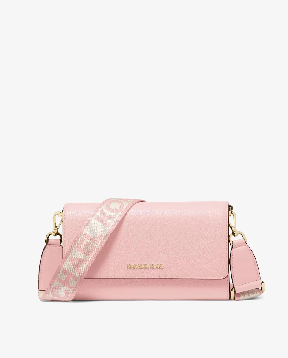 

Женская кожаная сумка Jet Set с регулируемым ремнем Michael Michael Kors, розовый