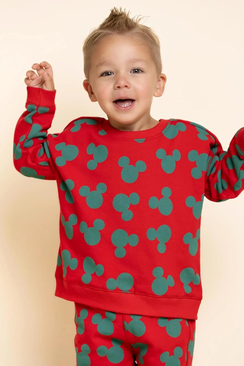 Детский спортивный костюм Organic Cotton, monica + andy, Christmas Mickey Mouse — фото 3
