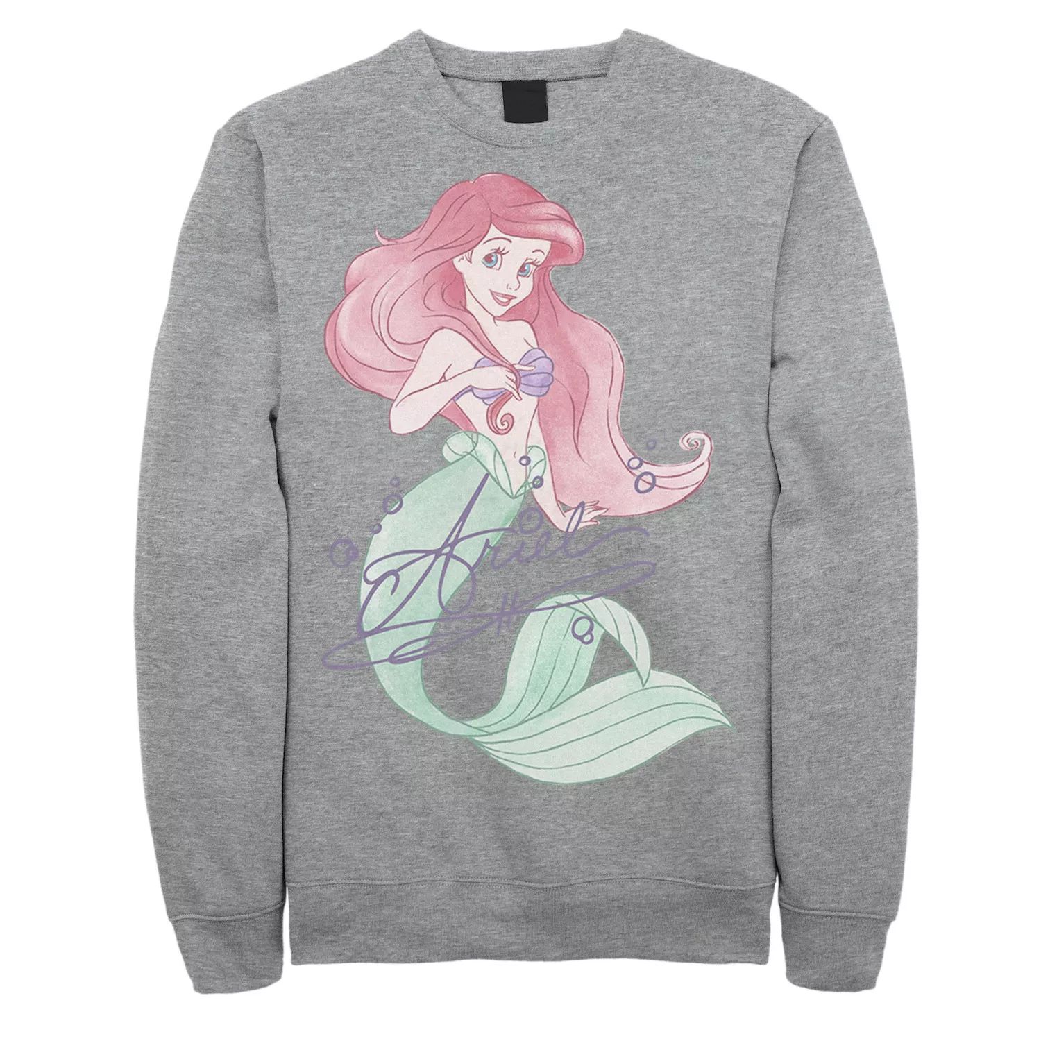 

Мужской свитшот с портретом Disney The Little Mermaid Ariel Licensed Character