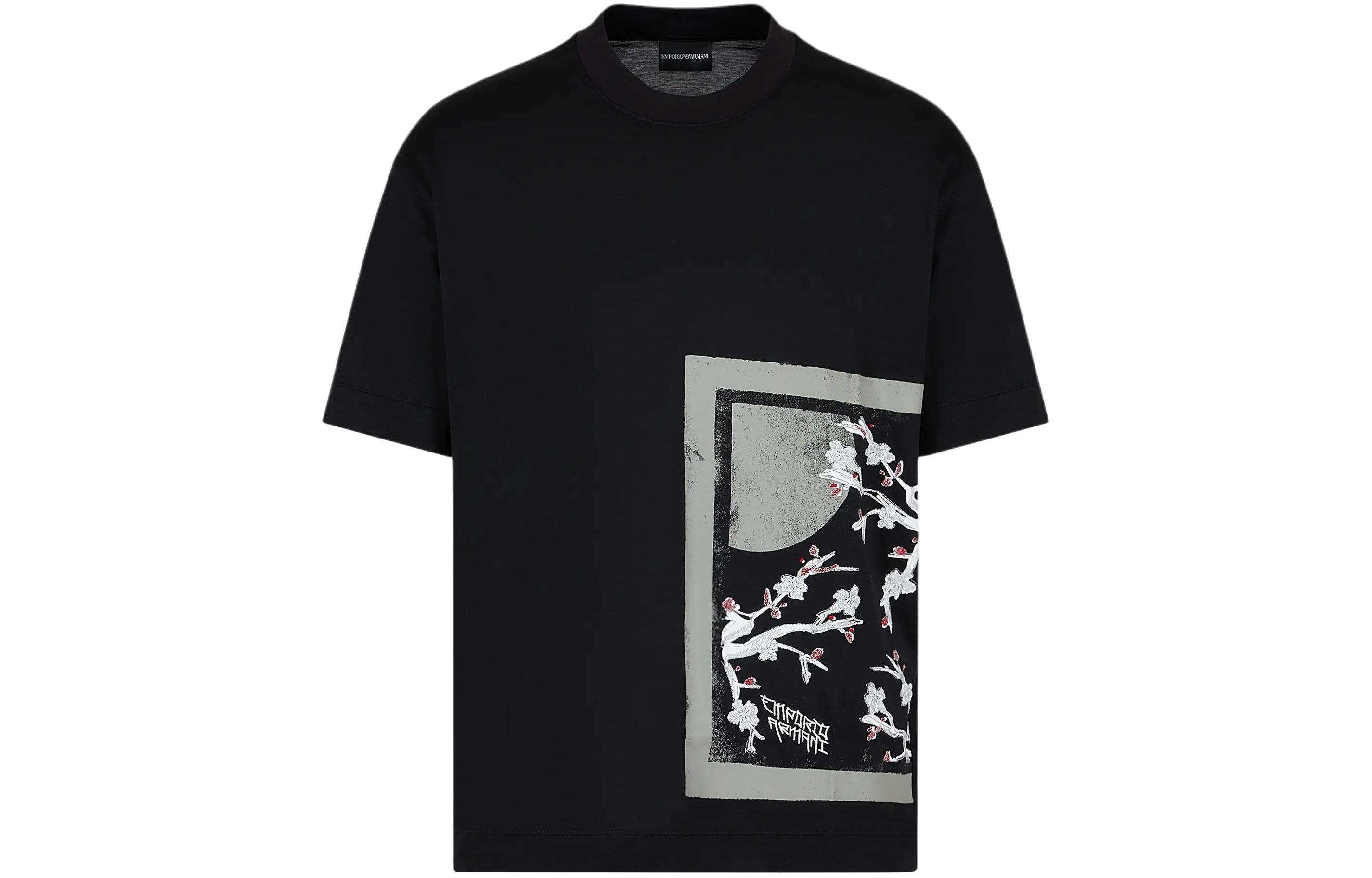 Футболка SS24 EMPORIO ARMANI, экрю — фото 4