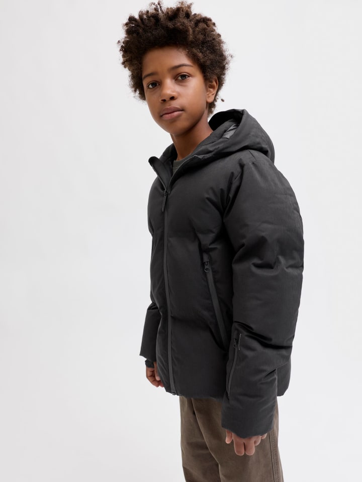 Куртка JCOFUSION TECHNICAL BUFFER JNR зимняя, черного цвета JACK & JONES Junior — фото 4