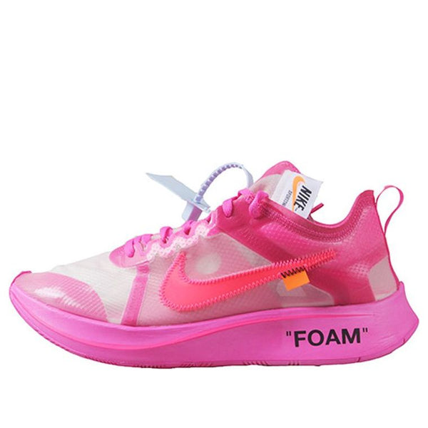 

Кроссовки x off white zoom fly sp Nike, розовый