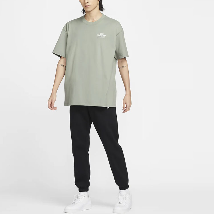 Футболка мужская Nike темно-грязно-серая — фото 4