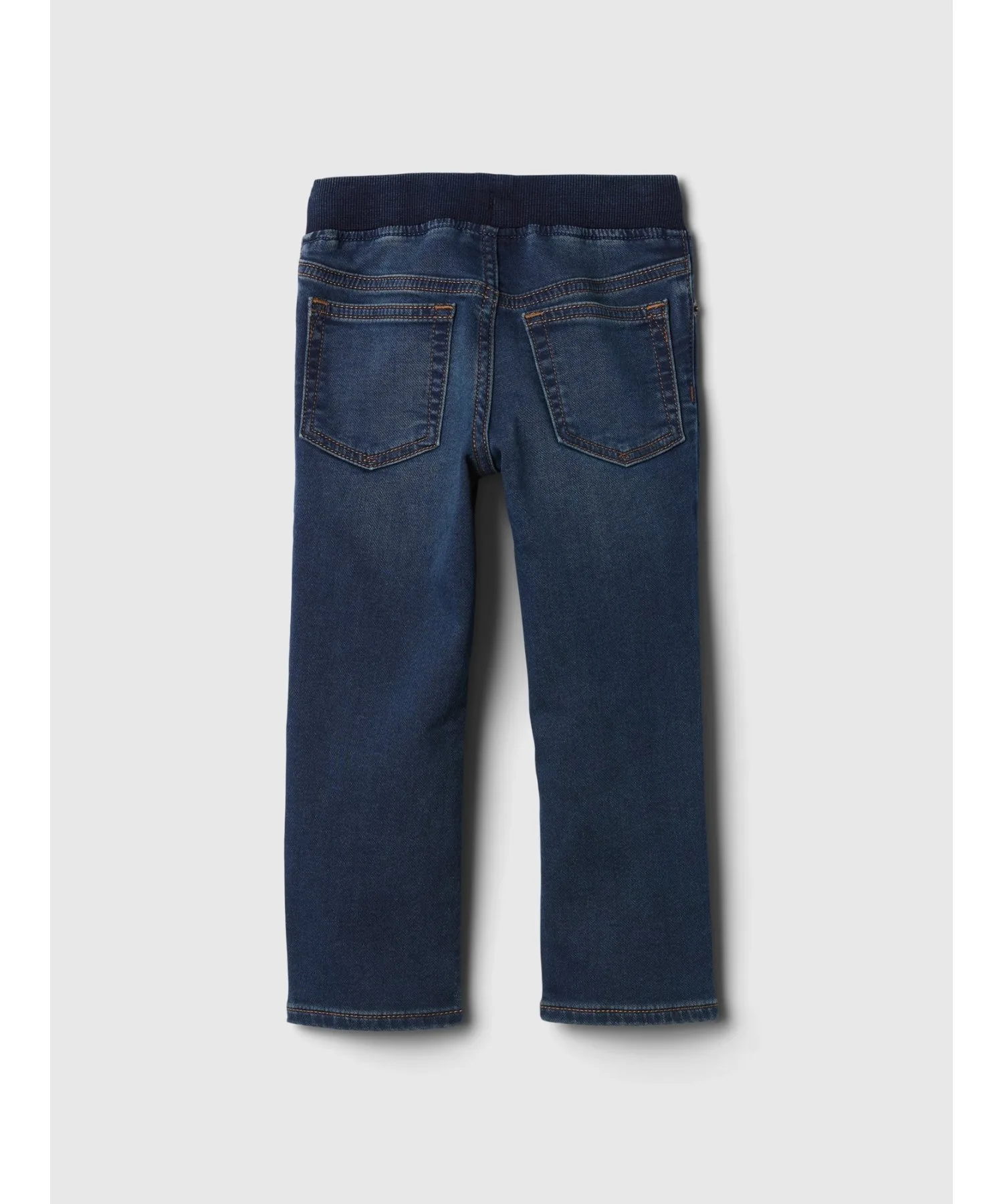 (K)babyGap узкие спортивные штаны-джинсы на резинке GAP, DARK_WASH — фото 2