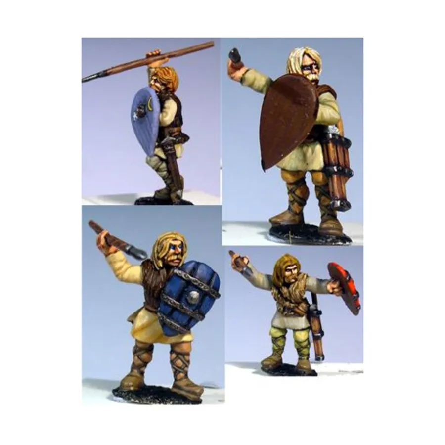 

Племенные воины атакуют, Gripping Beast Miniatures - Medieval Russians & Tribal Warriors (28mm)