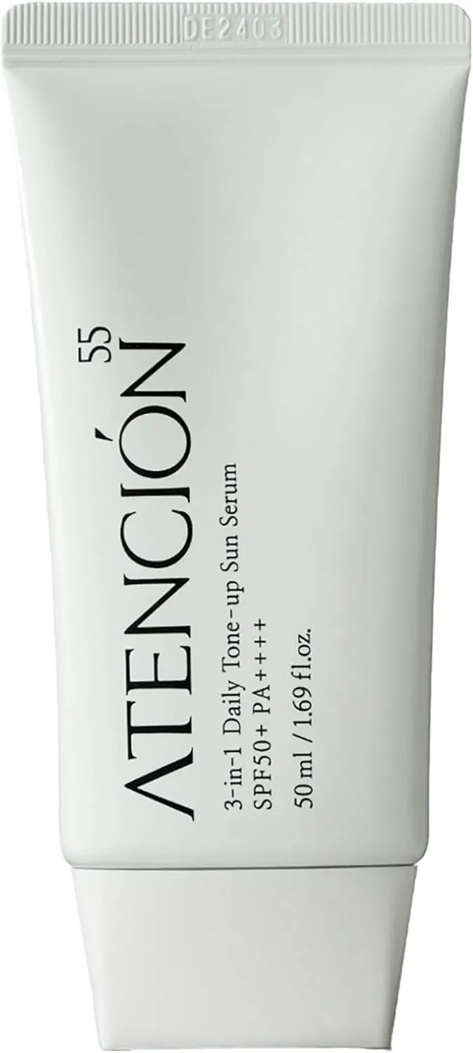 Солнцезащитный сыворотка Daily Tone Up Sun Serum SPF50+ PA++++, 50 мл, ATENCION 55