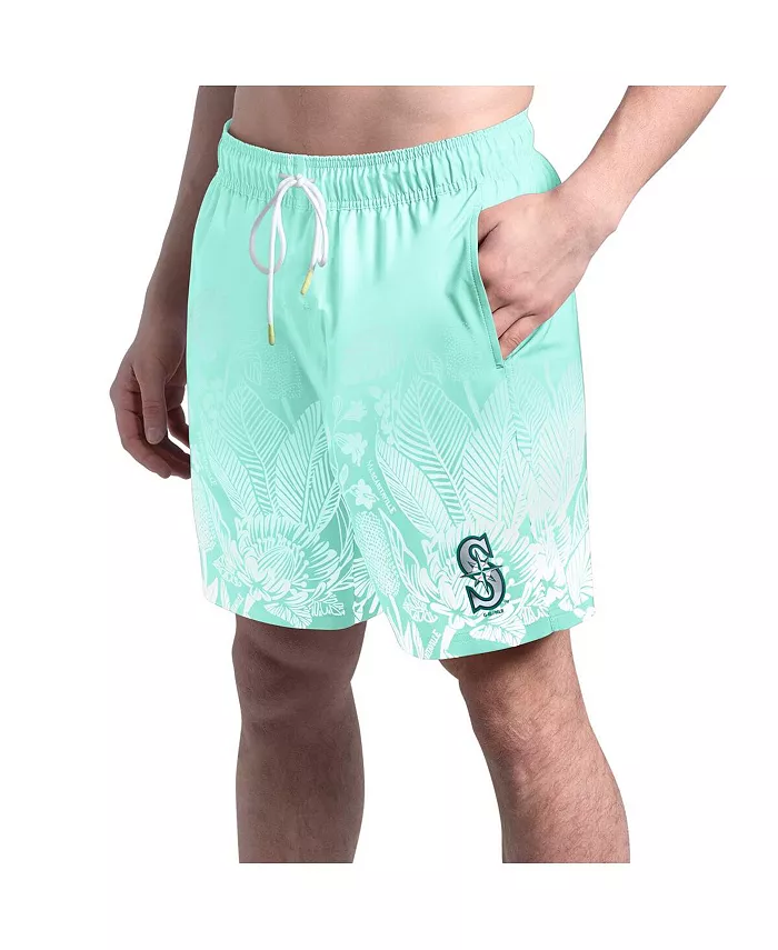 

Мужские плавки Seattle Mariners Lagoon Fiesta цвета мяты Margaritaville
