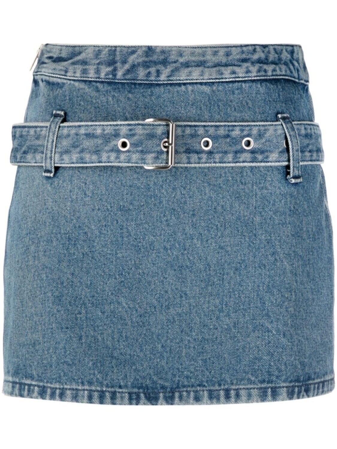 

AMBUSH belted denim miniskirt, синий