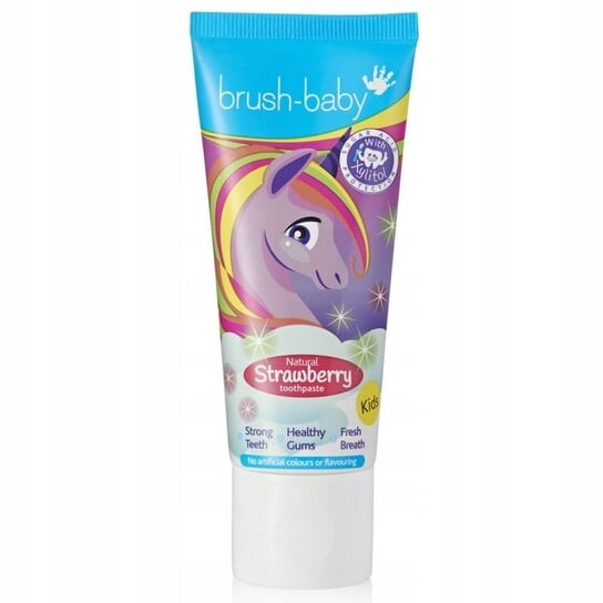 Зубная паста для детей от 3 лет, клубника, 50 мл Brush-baby Unicorn — фото 3