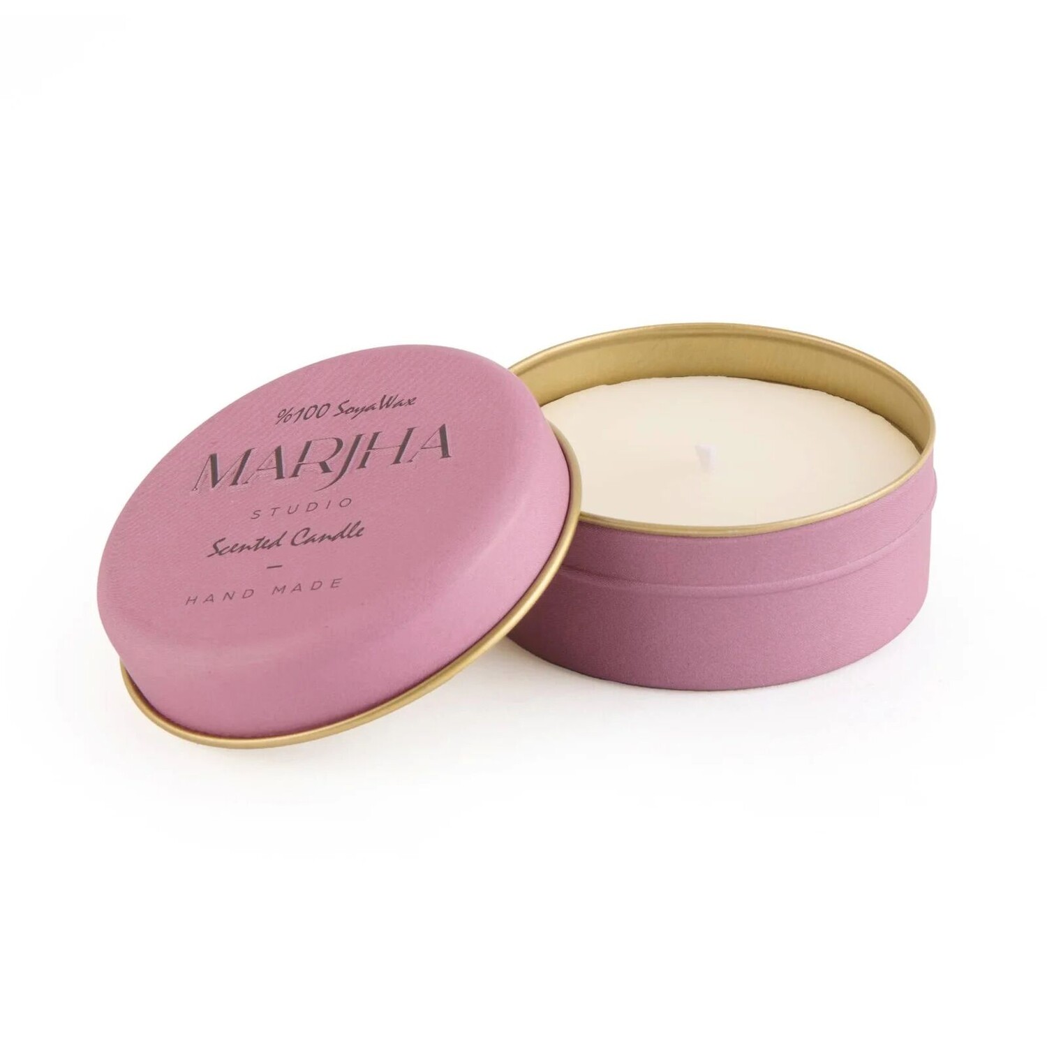 

Свеча Marjha Tin Pastel - Темно-розовая - 110 гр