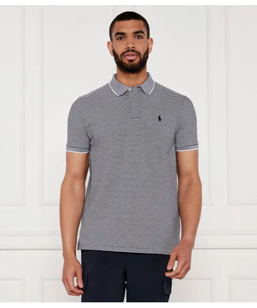 

Футболка поло Slim fit Polo Ralph Lauren, синий
