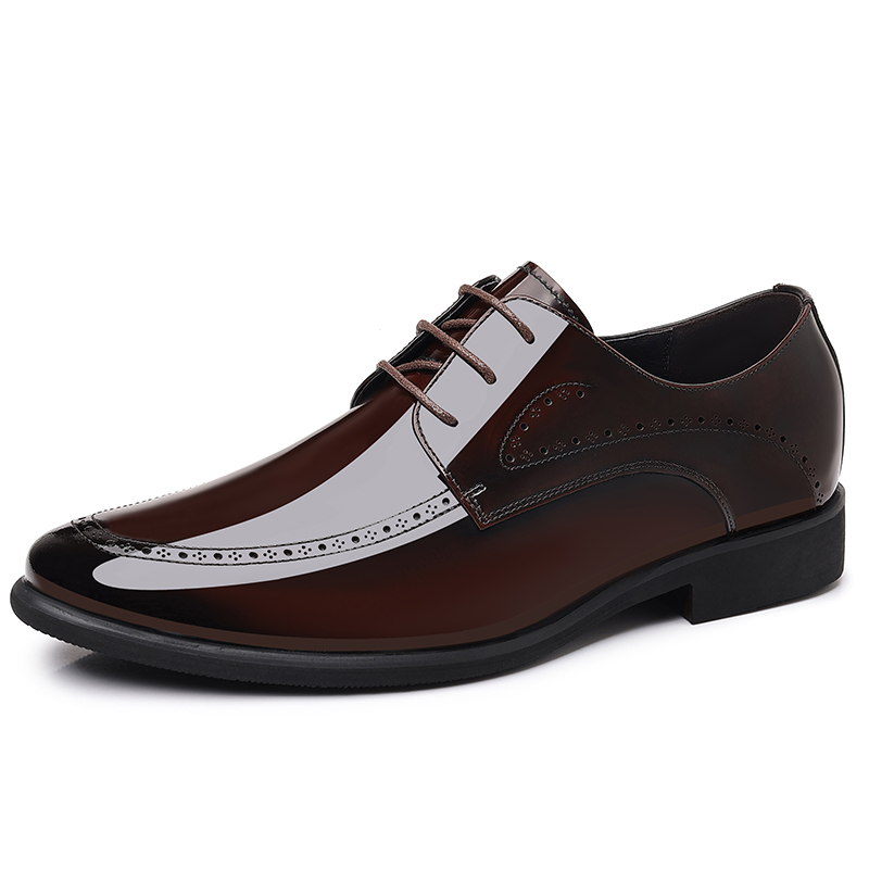

POPULAR ROUSE PR Коричневые мужские туфли, цвет Brown