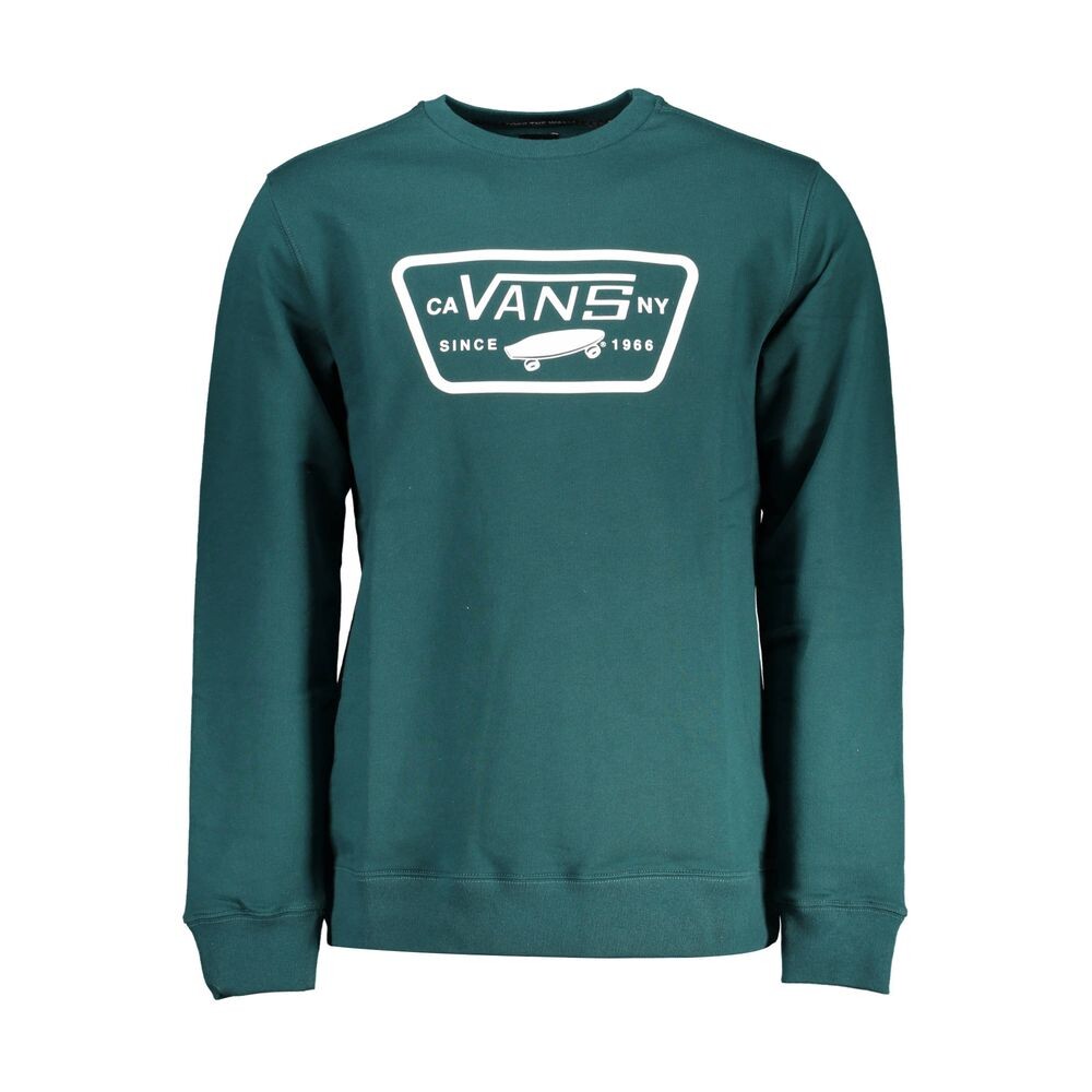 

Зеленый хлопковый мужской свитер Vans