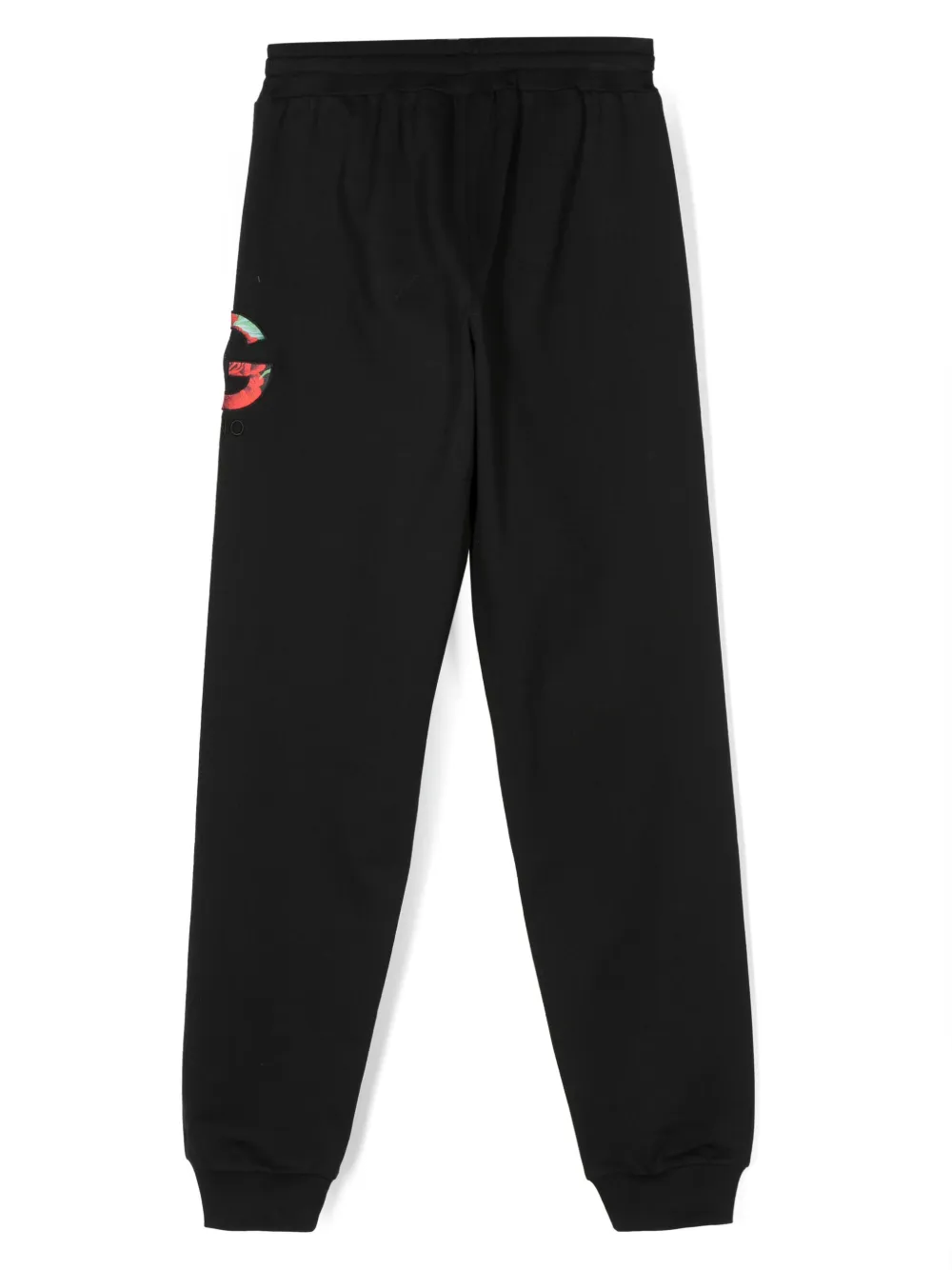 Спортивные брюки с вышивкой Dolce & Gabbana Kids, черный — фото 2