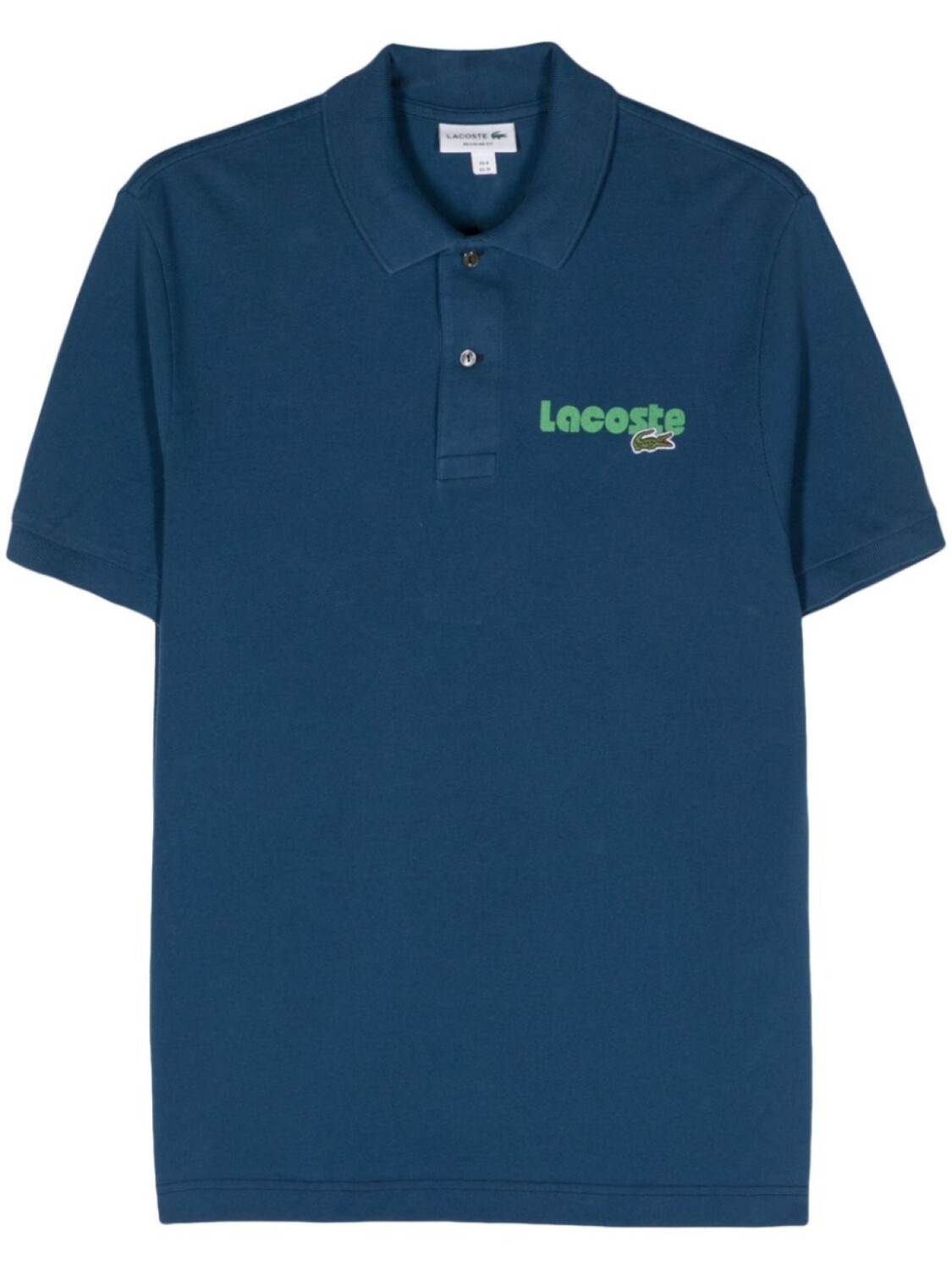 

Рубашка-поло из пике с логотипом Lacoste, синий