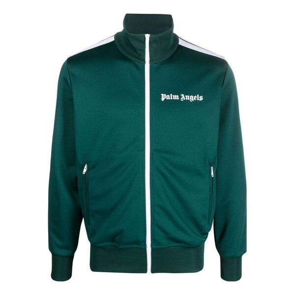 

Куртка ss23 classic track jacket 'green white' Palm Angels, зеленый