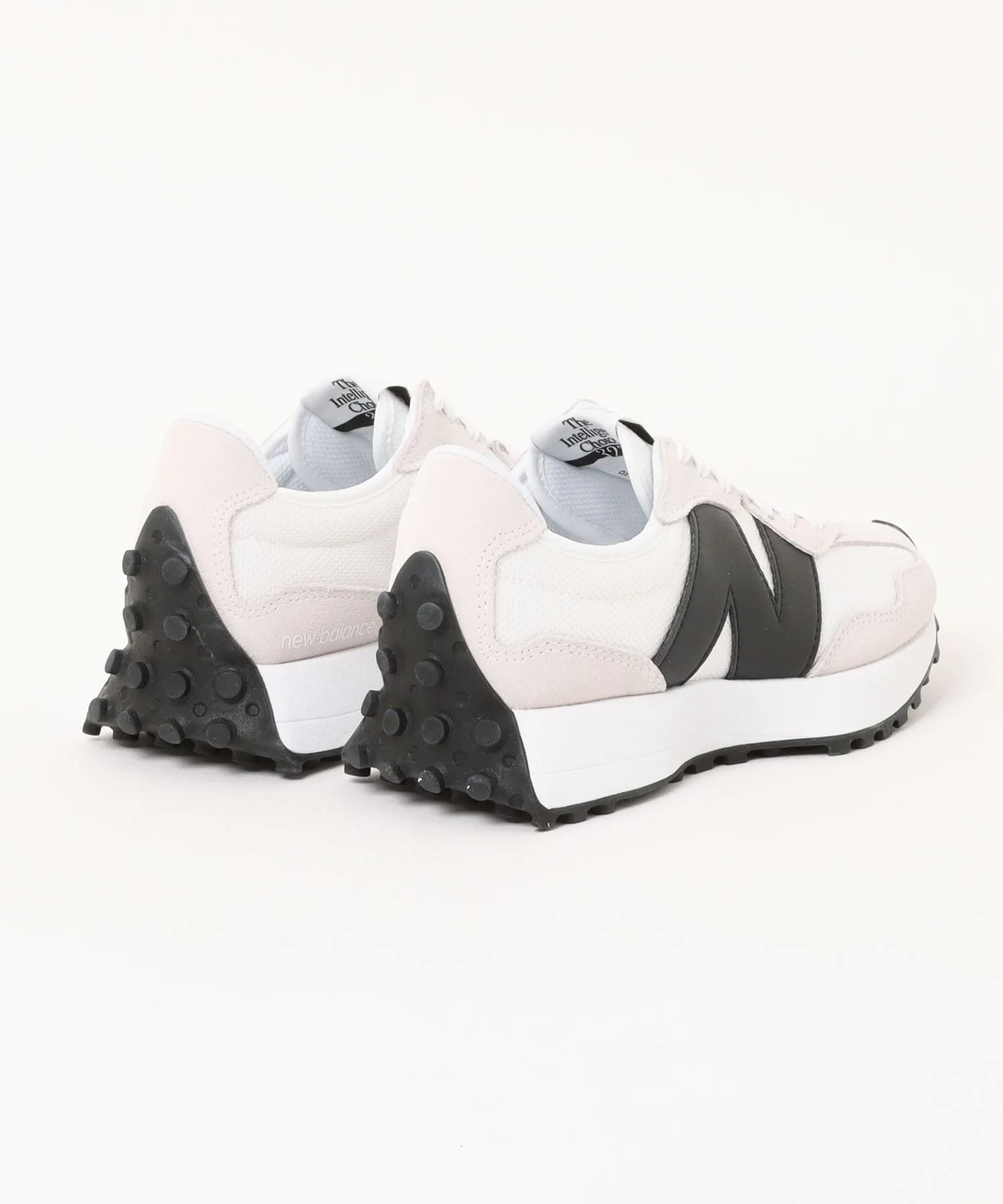 Мужские кроссовки из натуральной кожи New Balance MS327CWB белые — фото 2