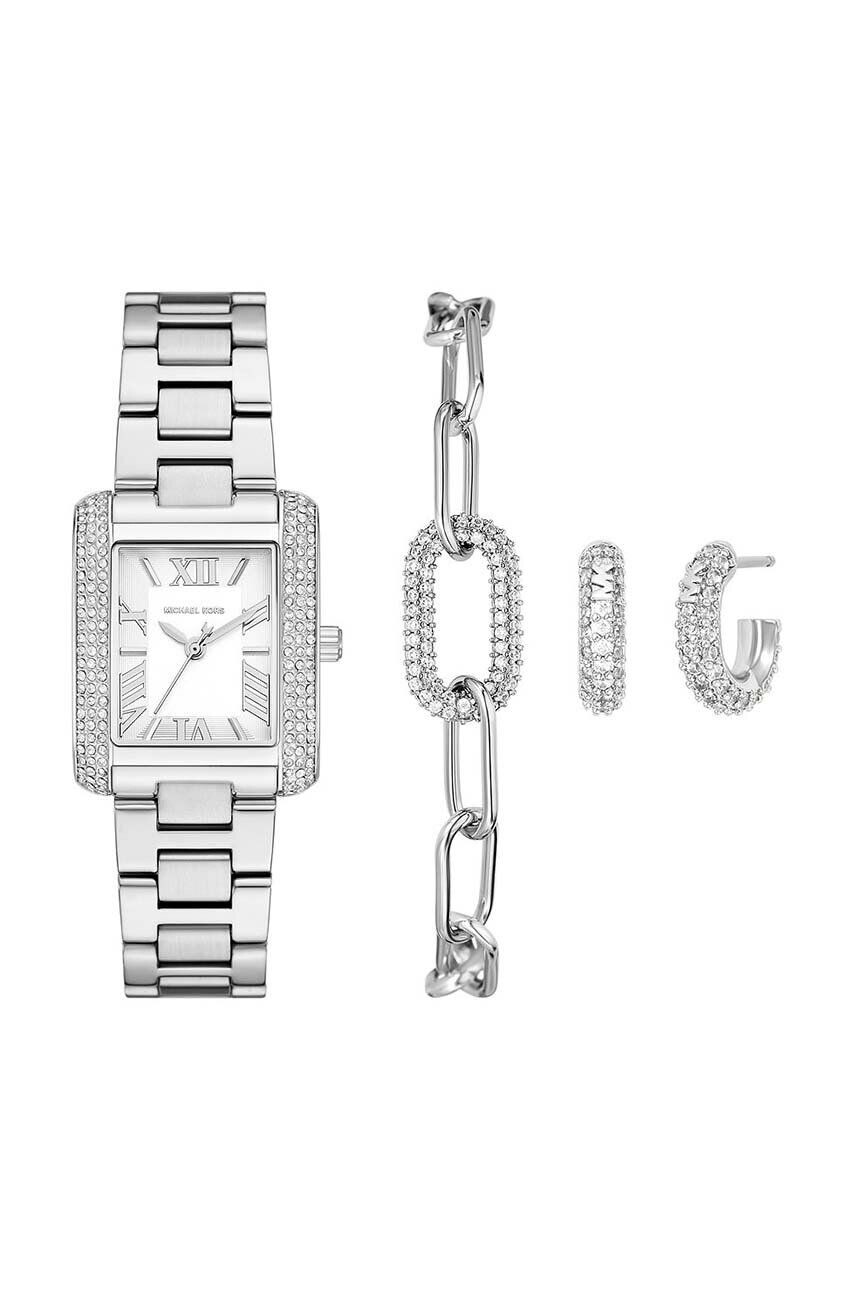 

Часы, браслет и серьги Michael Kors, серебряный