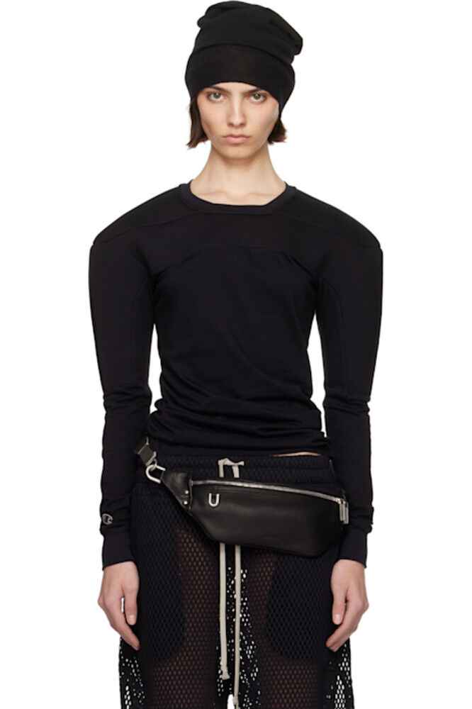 

Черная толстовка Champion Edition Girdered Harness Rick Owens