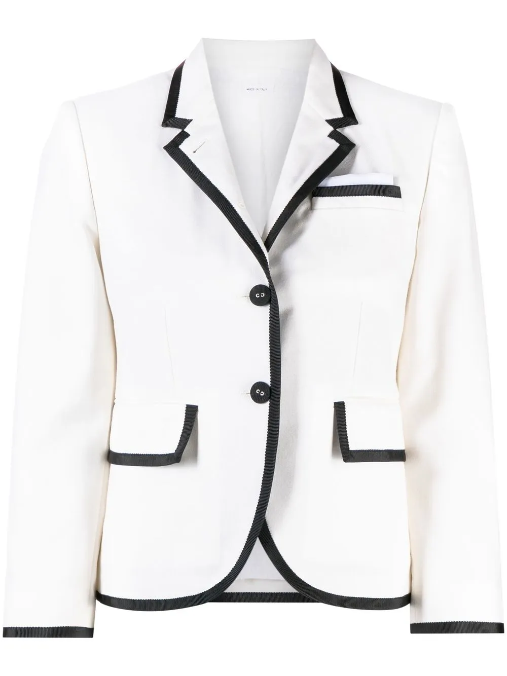 

Блейзер с лентами THOM BROWNE, белый