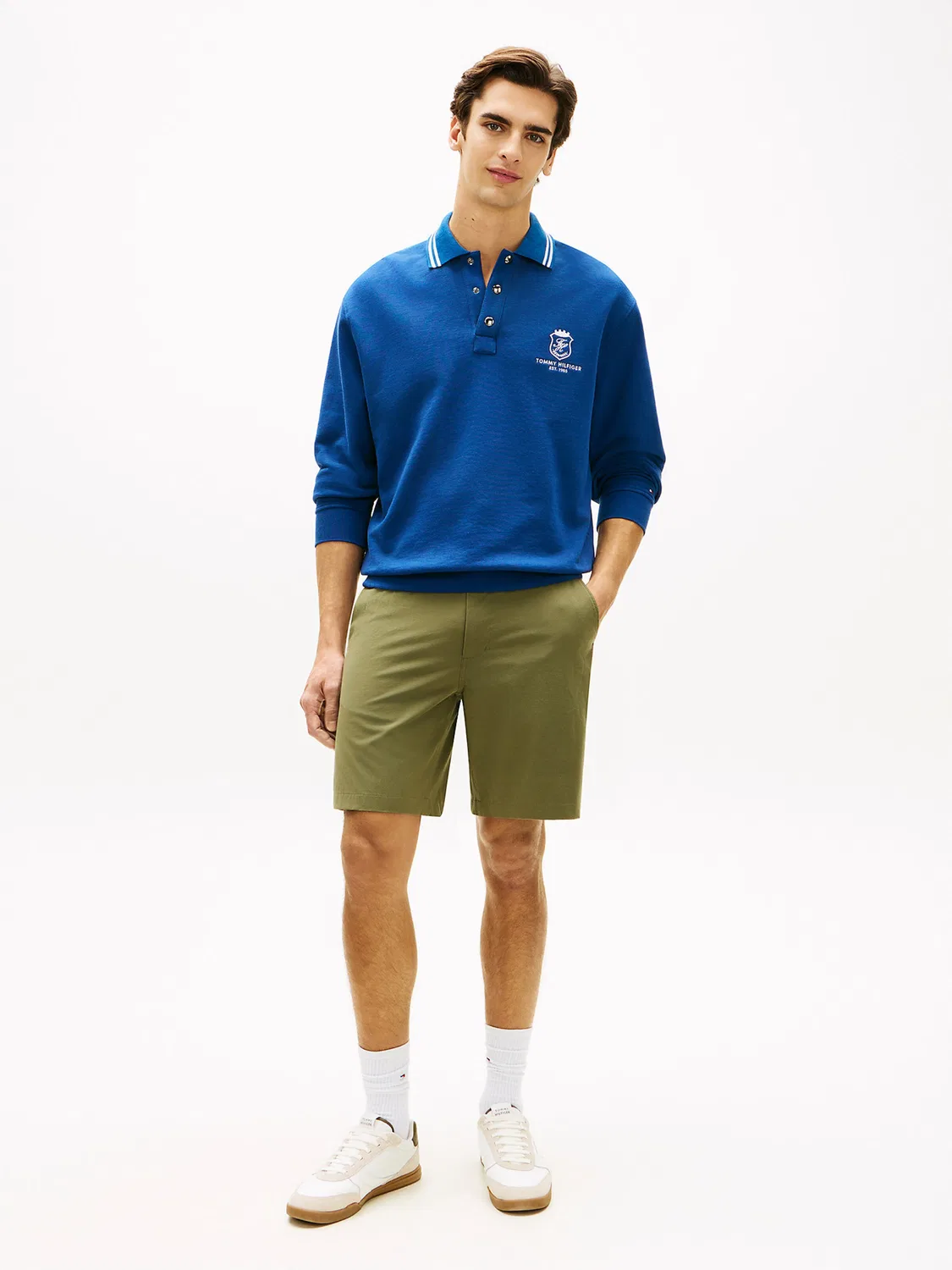 Обычные брюки-чиносы 'Dover' Tommy Hilfiger, Olive — фото 3