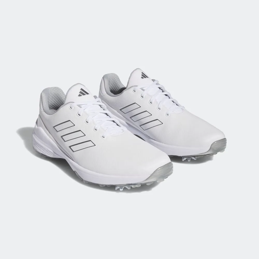 Мужские гольф-кроссовки Adidas ZG23, белый/темно-серебристый/металлик — фото 4