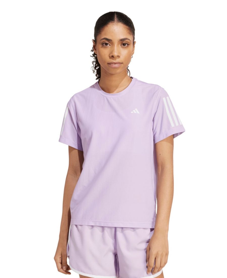 

Женская футболка для бега Own The Running T Shirt Adidas, Powder Plum, Синий, Женская футболка для бега Own The Running T Shirt Adidas, Powder Plum