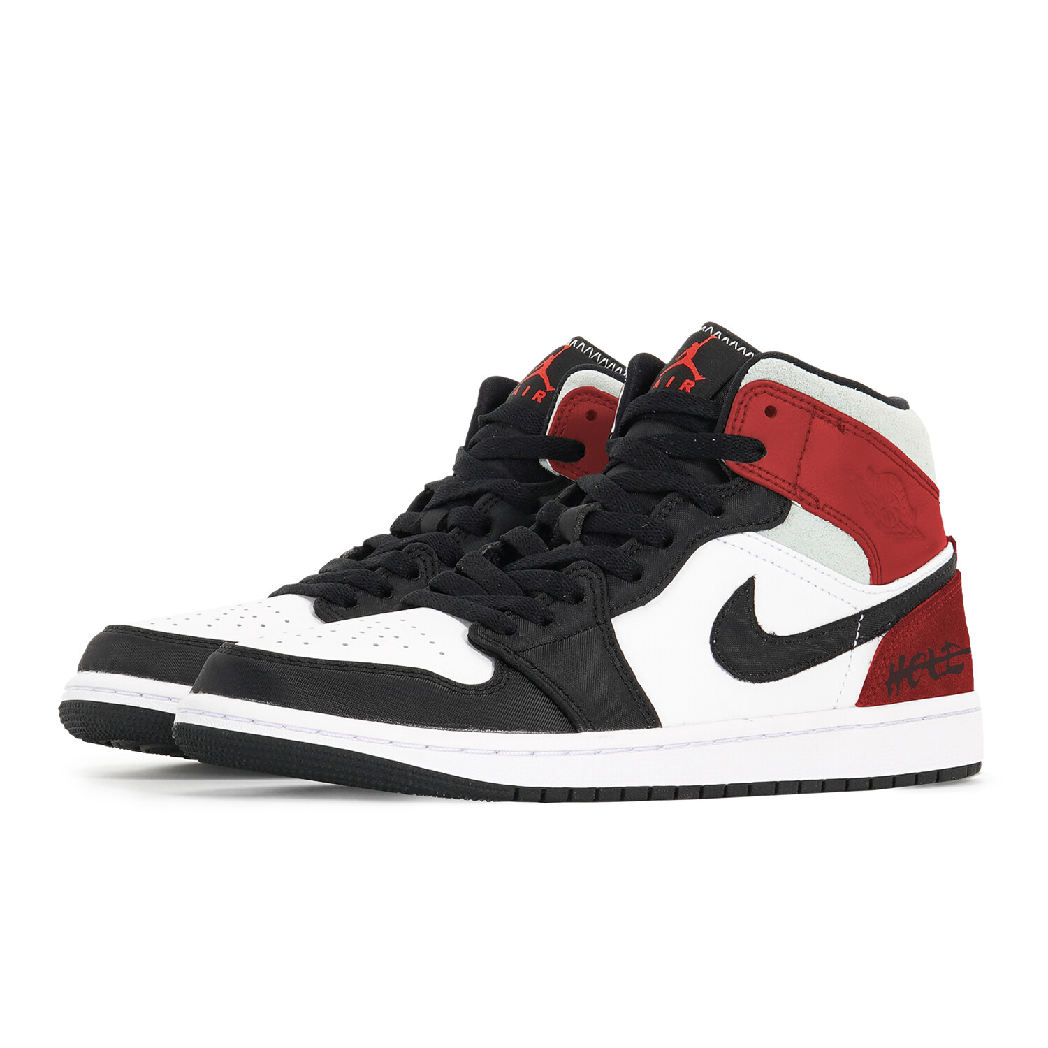Баскетбольные кроссовки Air 1 Vintage Men Mid-Top Red/White Jordan — фото 4
