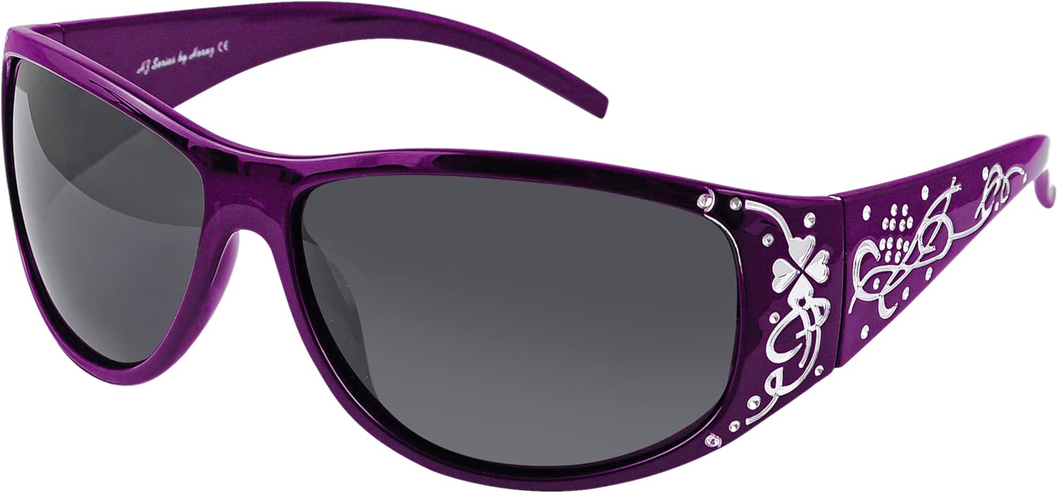 

Поляризованные солнцезащитные очки для женщин - Премиальные модные солнцезащитные очки - Стильные дизайнерские солнцезащитные очки серии HZ для женщин Hornz, Deep Lavender