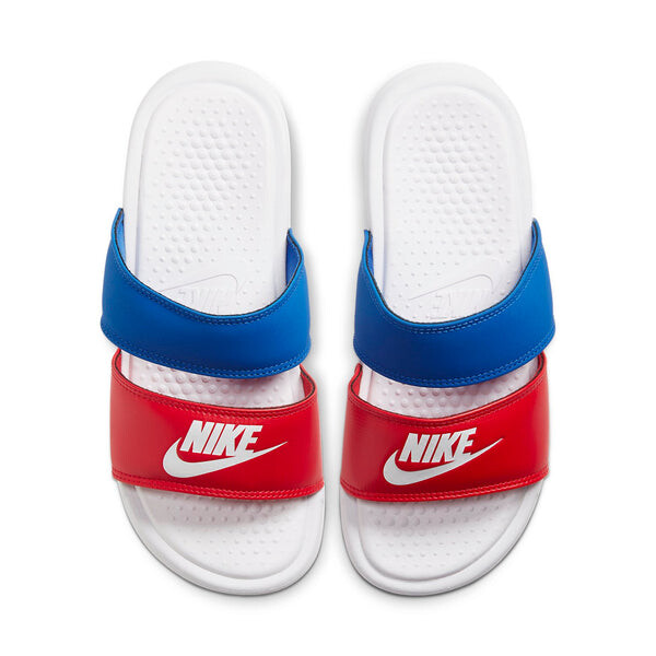 Тапочки benassi duo ultra slide 'university red game royal' Nike, белый — фото 3