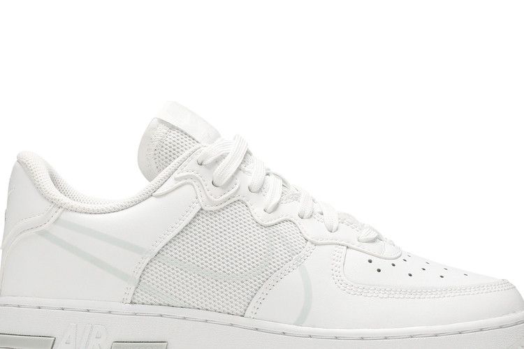 Кроссовки Nike Air Force 1 React SU GS 'White', белый — фото 3
