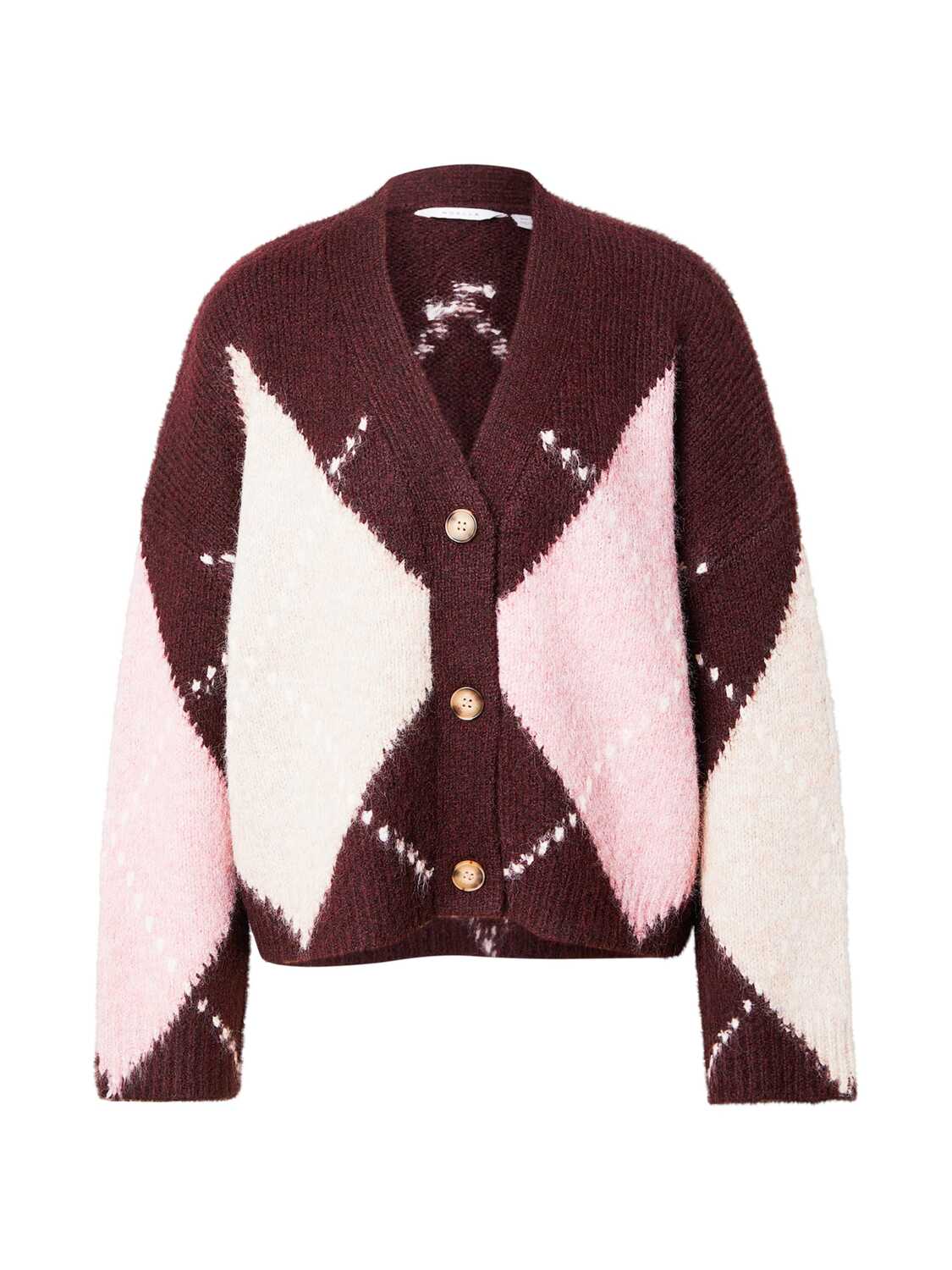 

Noella Вязаный кардиган 'Laiana' в винно-красном цвете