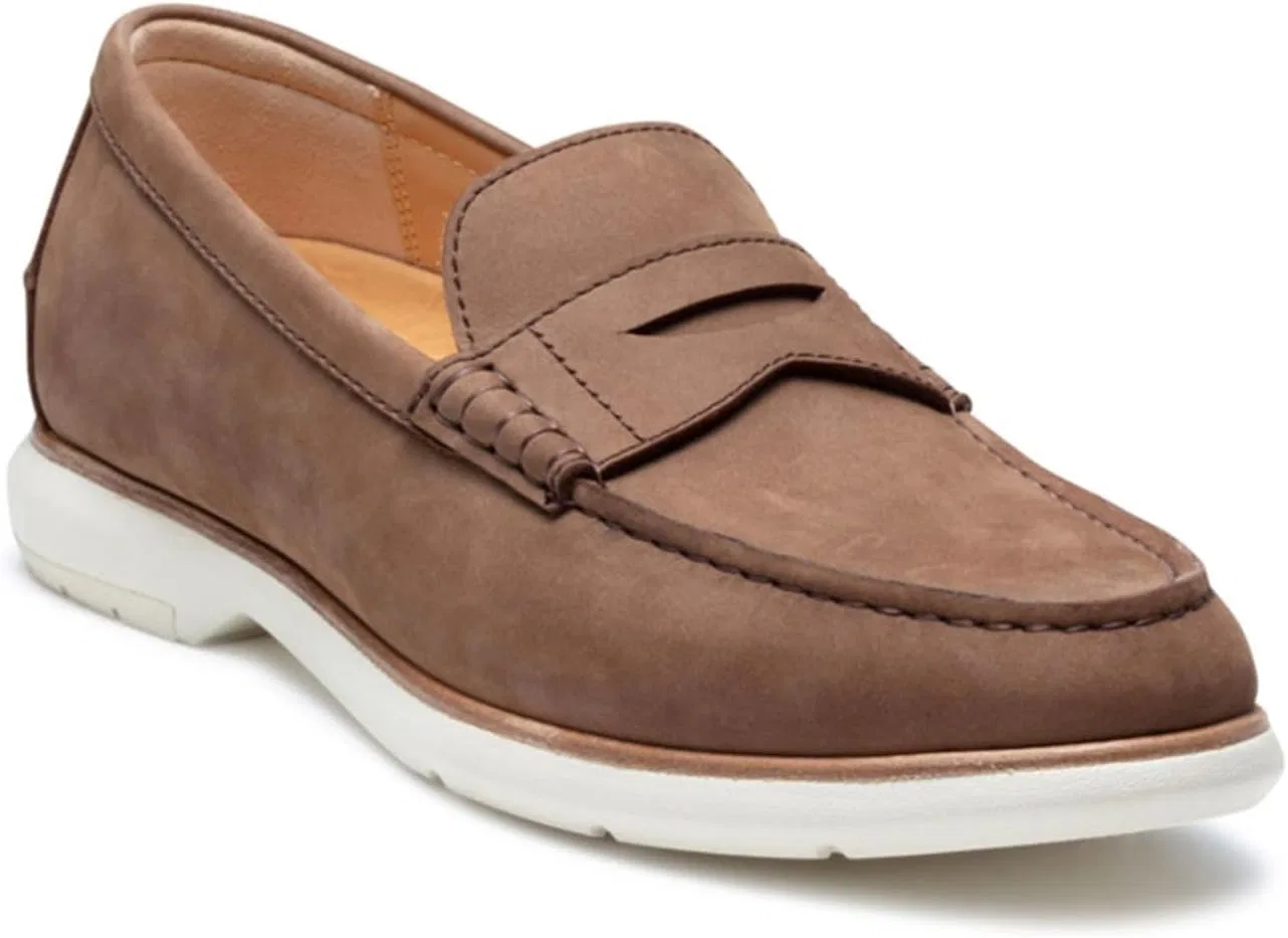 Лоферы мужские REGAL Penny Loafer, коричневая замша