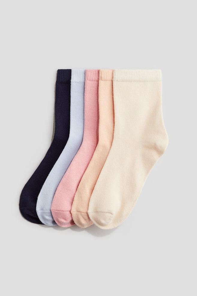 

5 упаковок носков H&M, мультиколор