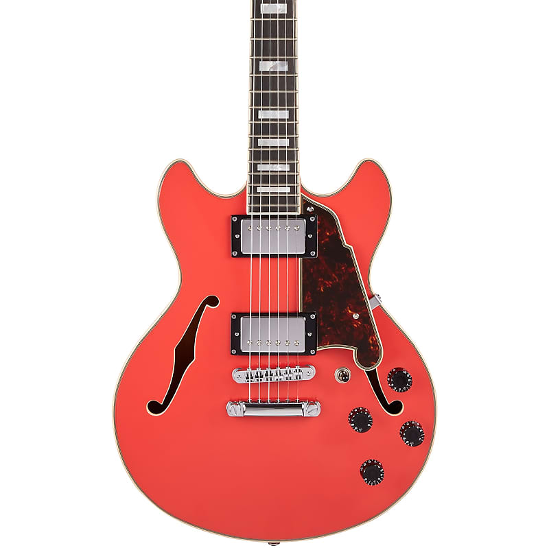 

Электрогитара D'Angelico Premier Mini DC Semi Hollowbody - Fiesta Red