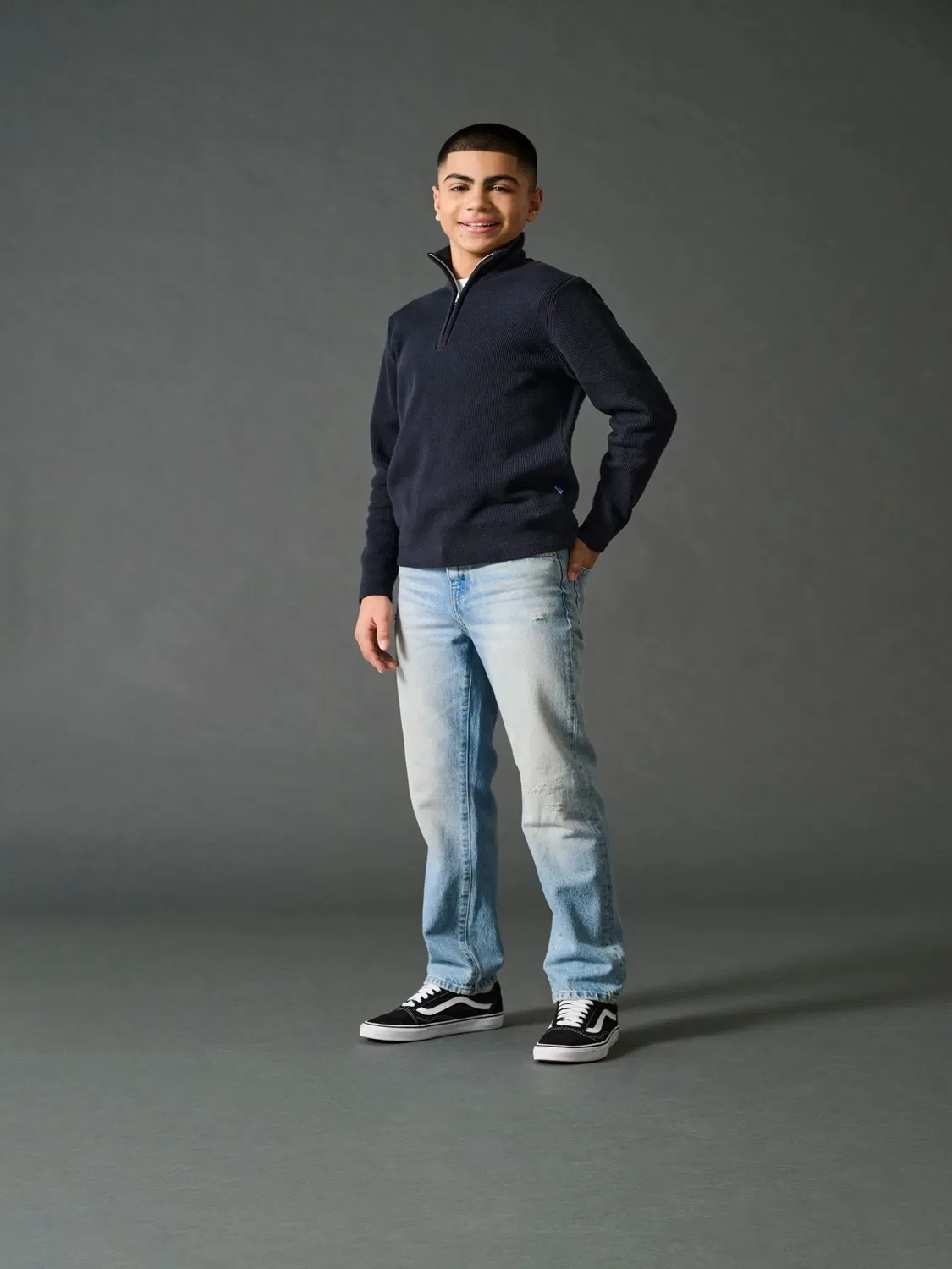 Джинсы свободного кроя ONLY & SONS Junior, light blue denim — фото 3