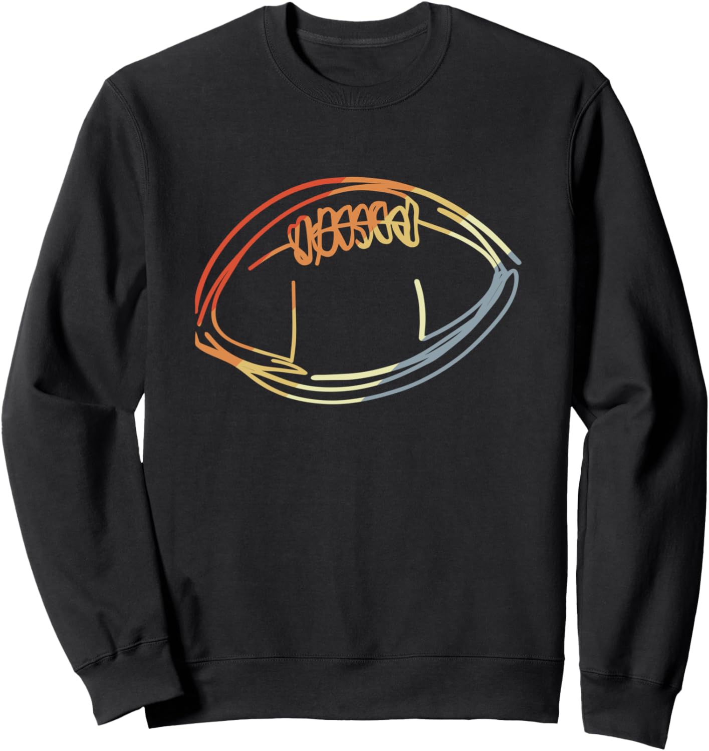 

Винтажная толстовка с изображением мяча американского футбола American Football T-Shirt, черный